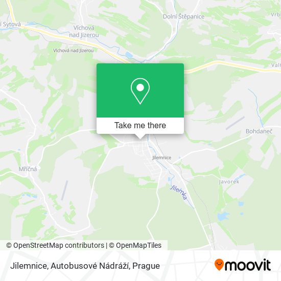 Jilemnice, Autobusové Nádráží map