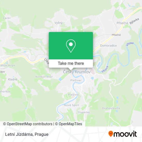 Letní Jízdárna map