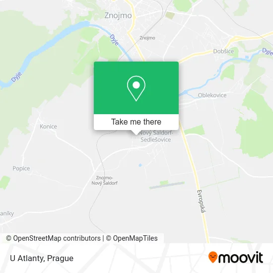 Карта U Atlanty