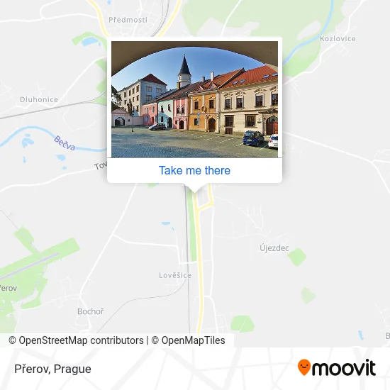 Карта Přerov