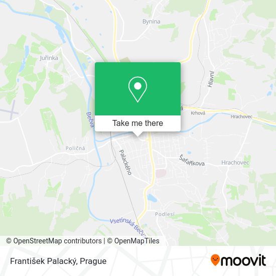 František Palacký map