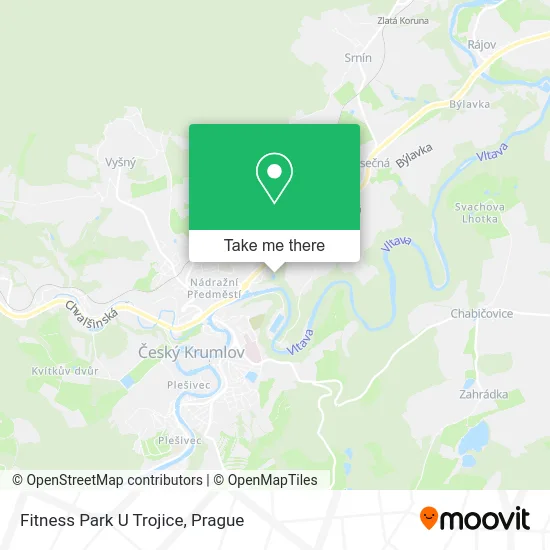 Карта Fitness Park U Trojice