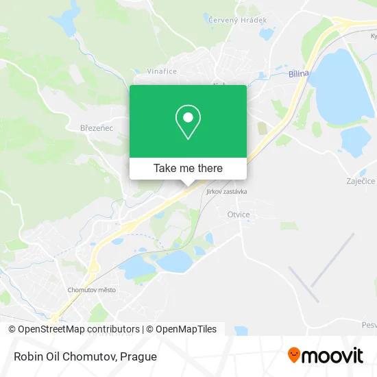 Карта Robin Oil Chomutov