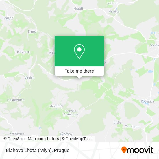 Bláhova Lhota (Mlýn) map
