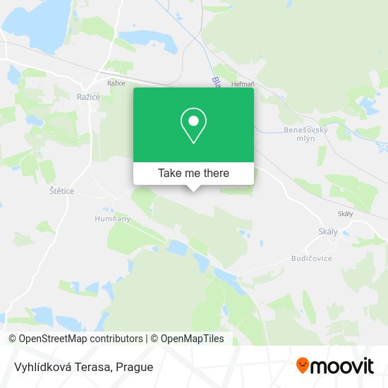 Карта Vyhlídková Terasa