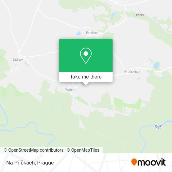 Na Příčkách map