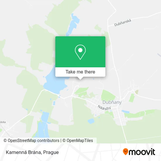 Карта Kamenná Brána