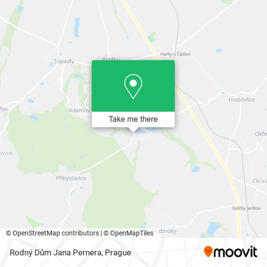 Rodný Dům Jana Pernera map