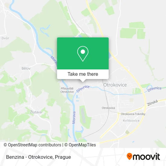 Карта Benzina - Otrokovice