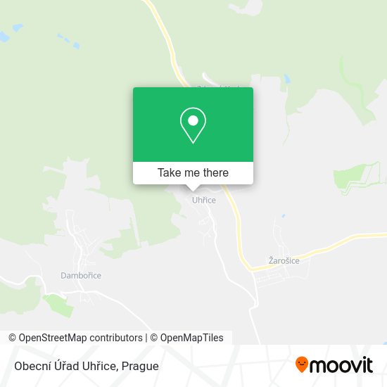 Obecní Úřad Uhřice map