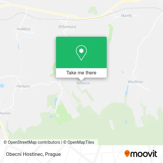 Карта Obecní Hostinec