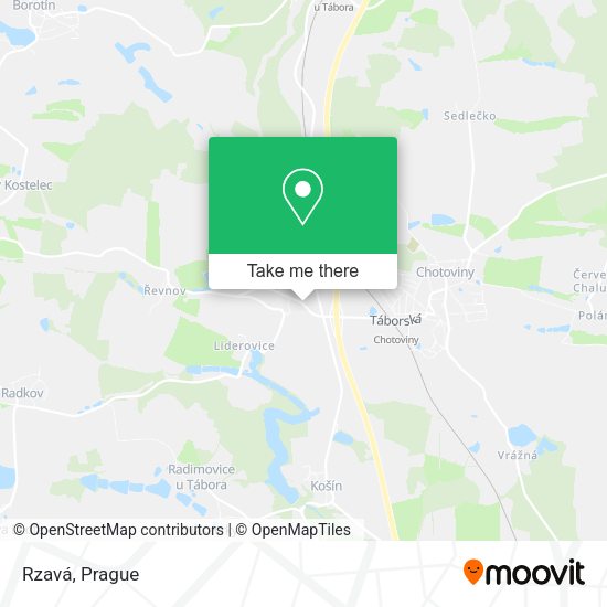 Карта Rzavá
