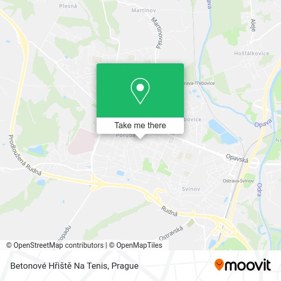 Betonové Hřiště Na Tenis map