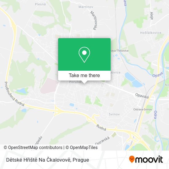 Dětské Hřiště Na Čkalovově map