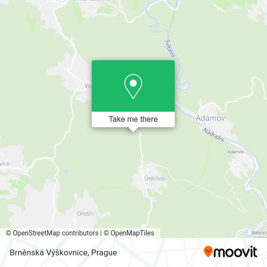 Brněnská Výškovnice map