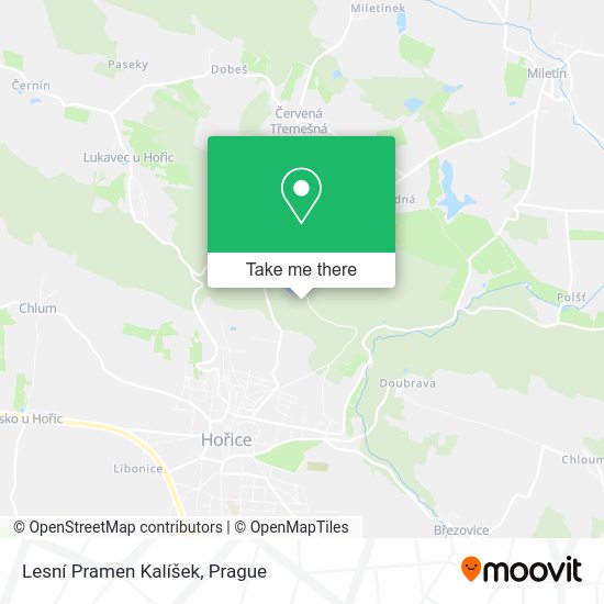 Lesní Pramen Kalíšek map
