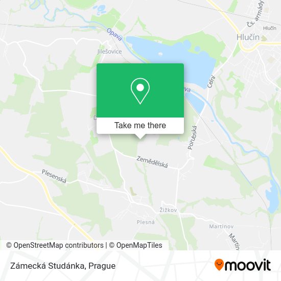 Карта Zámecká Studánka