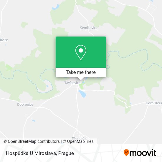 Hospůdka U Miroslava map