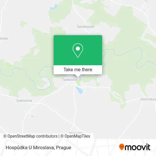 Карта Hospůdka U Miroslava