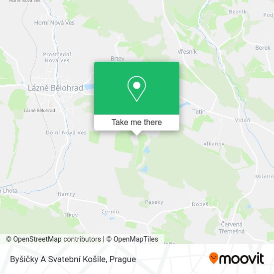 Byšičky A Svatební Košile map