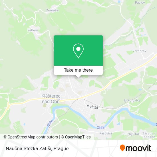 Naučná Stezka Zátiší map