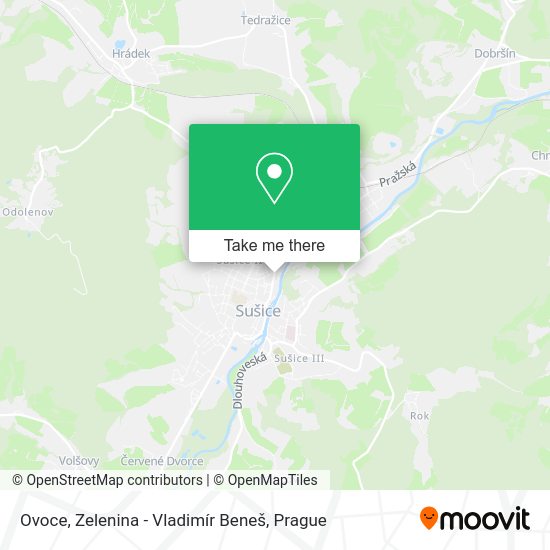 Ovoce, Zelenina - Vladimír Beneš map