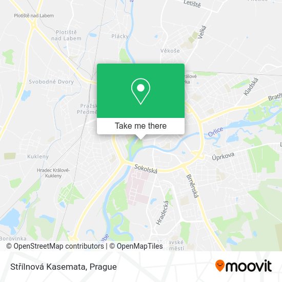 Střílnová Kasemata map