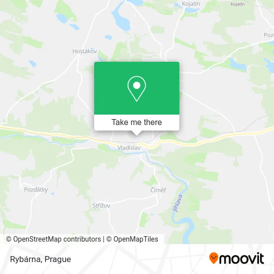 Карта Rybárna