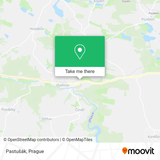 Карта Pastušák