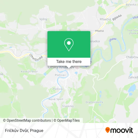 Карта Fričkův Dvůr