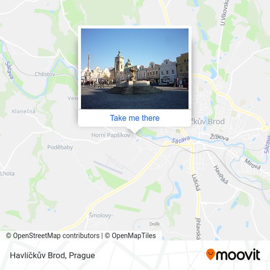 Havlíčkův Brod map