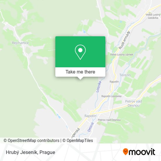 Hrubý Jeseník map