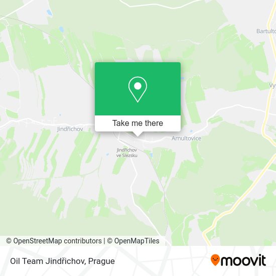 Oil Team Jindřichov map