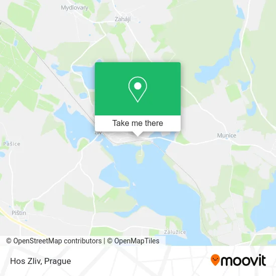 Карта Hos Zliv