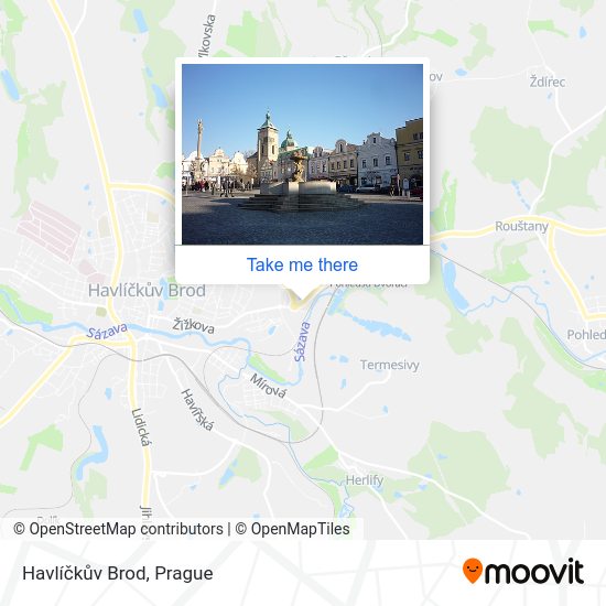 Havlíčkův Brod map
