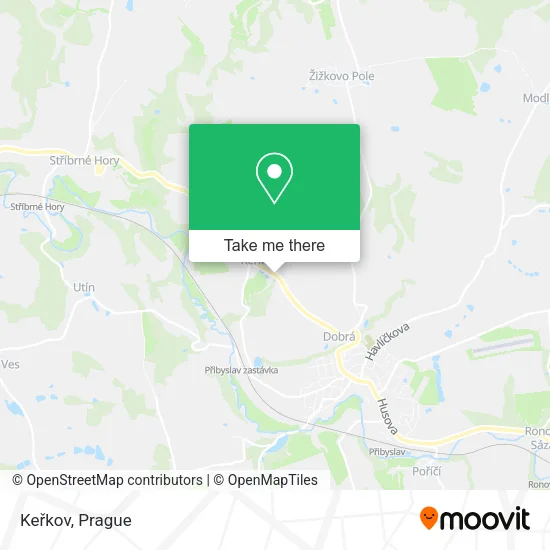 Карта Keřkov