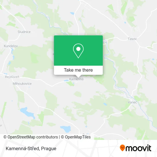 Карта Kamenná-Střed