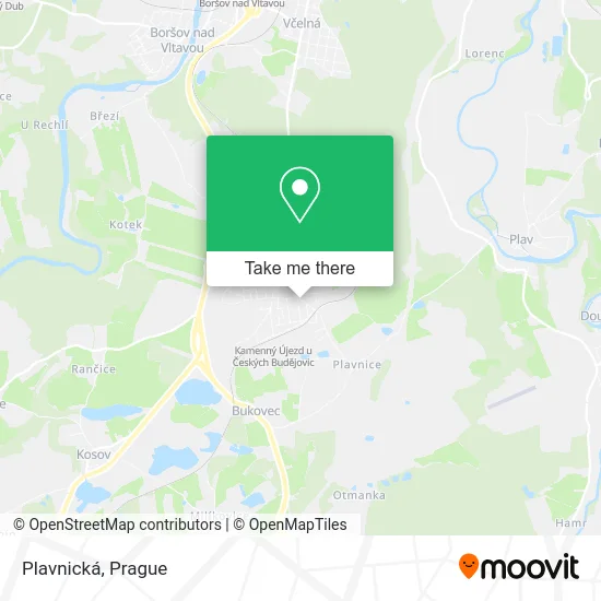 Карта Plavnická