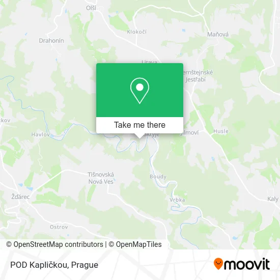 Карта POD Kapličkou
