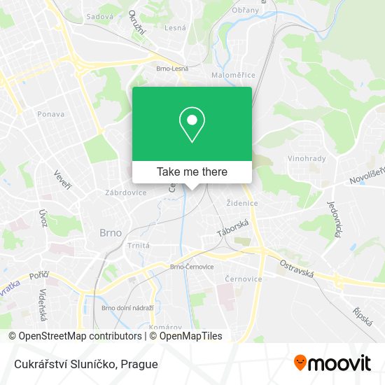 Cukrářství Sluníčko map