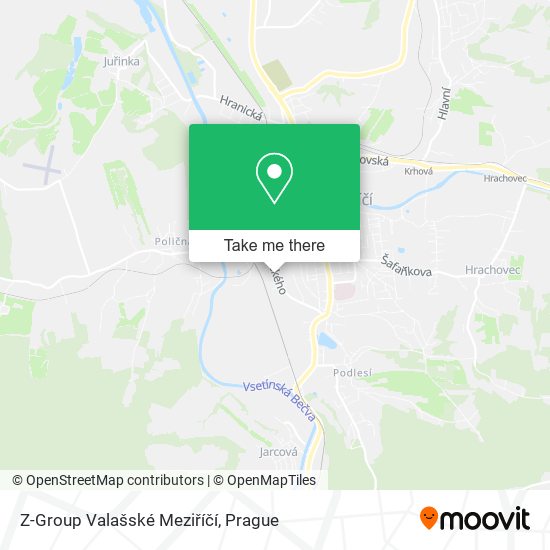 Z-Group Valašské Meziříčí map