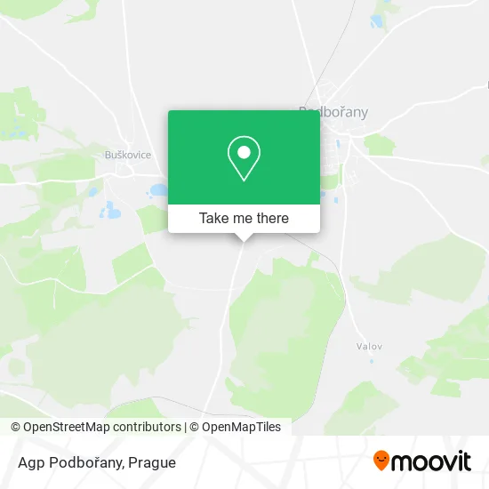Карта Agp Podbořany
