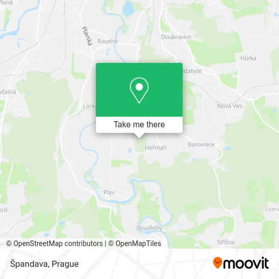 Карта Špandava