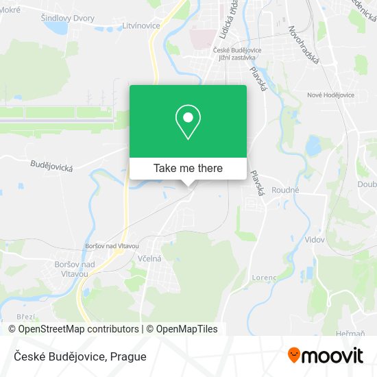 České Budějovice map