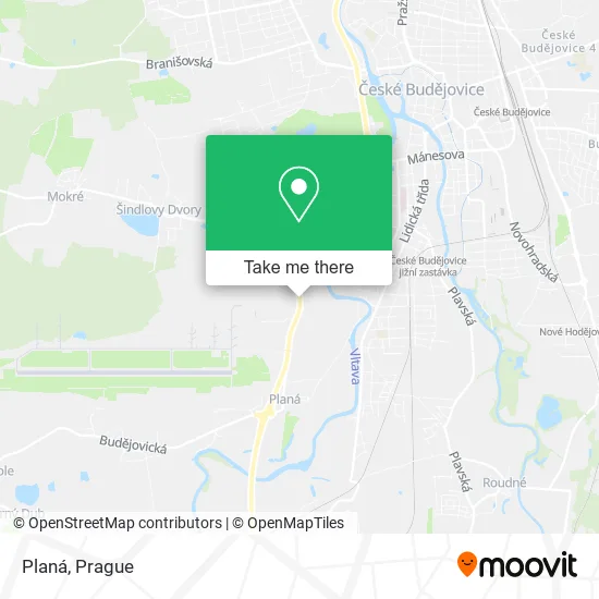 Карта Planá