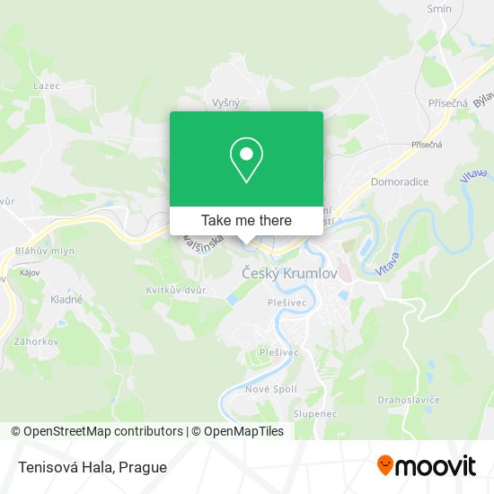 Карта Tenisová Hala