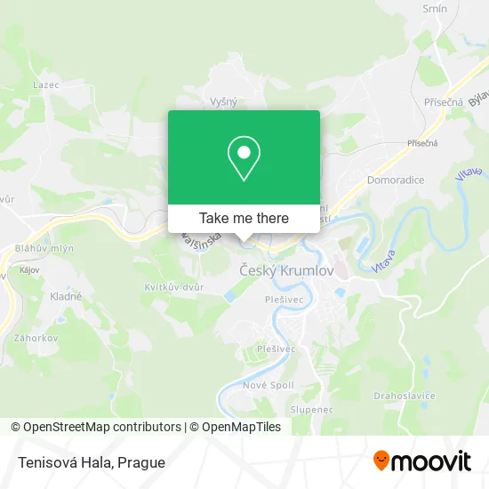 Карта Tenisová Hala