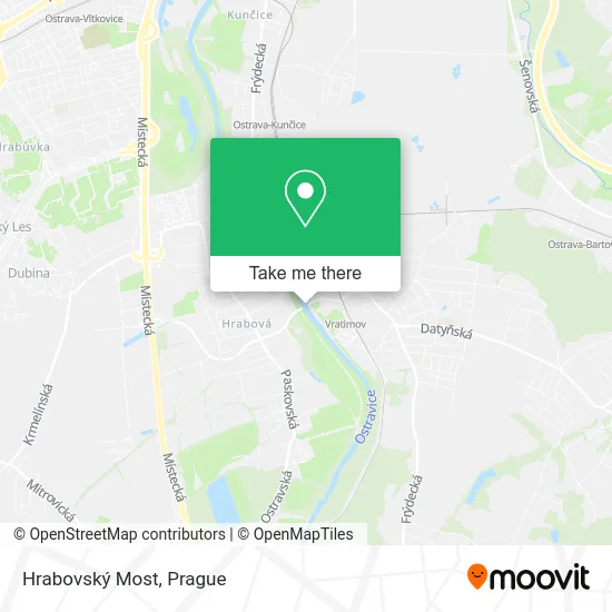 Hrabovský Most map