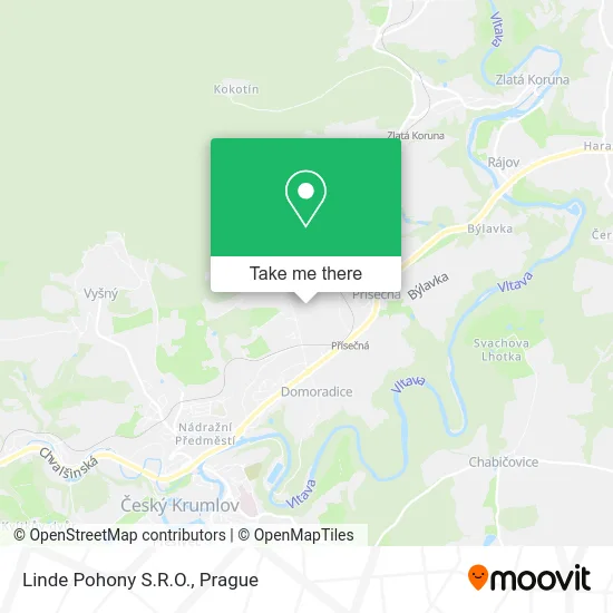 Карта Linde Pohony S.R.O.
