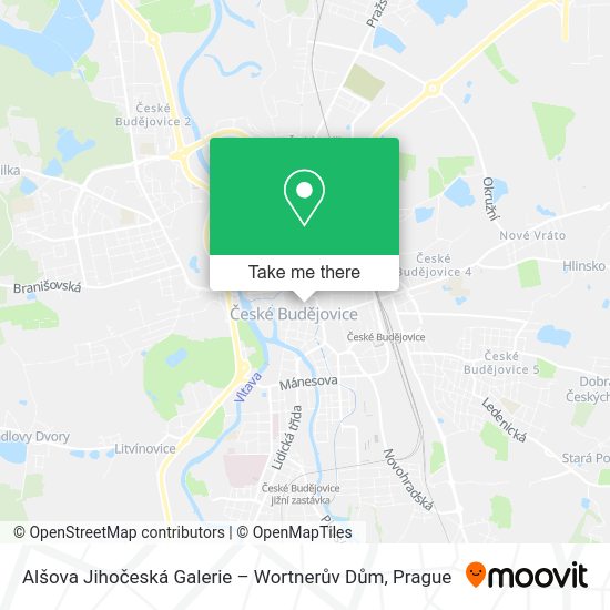 Alšova Jihočeská Galerie – Wortnerův Dům map